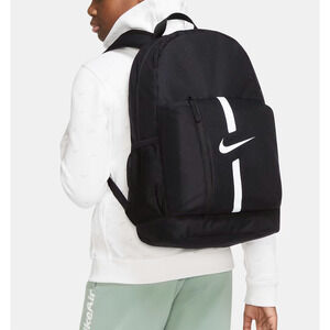 Nike Academy Team Soccer Backpack 22L Black White New DA2571 010 NWT